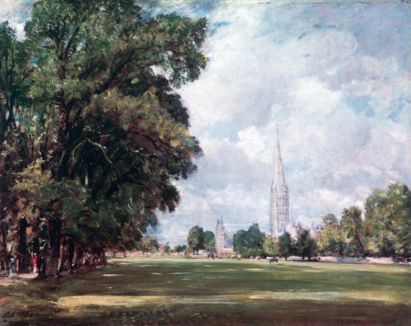 'Salisbury Cathedral from Lower Marsh Close', 1820. Artist: John Constable