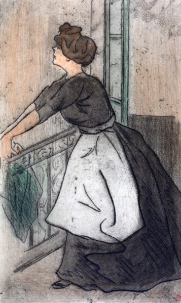 'Chambermaid', c1871-1919. Artist: Henri Boutet