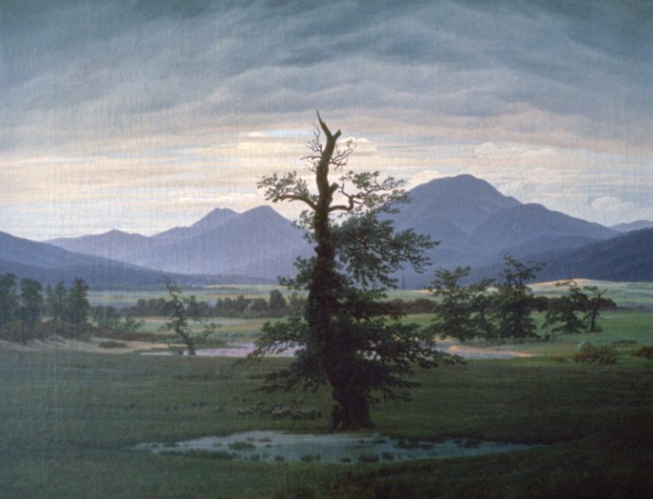 'The Solitary Tree', 1823. Artist: Caspar David Friedrich.