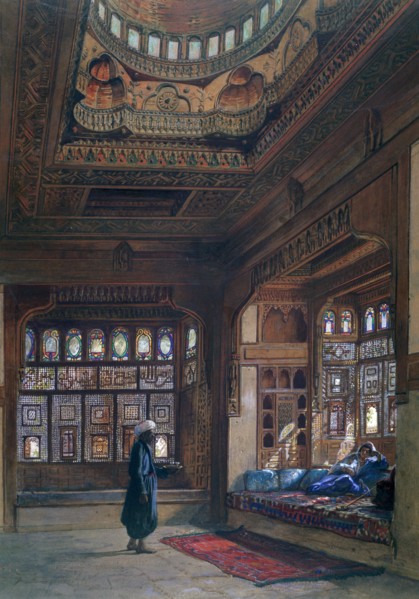 'The Harem of Sheikh Sadat, Cairo', 1870. Artist: Frank Dillon