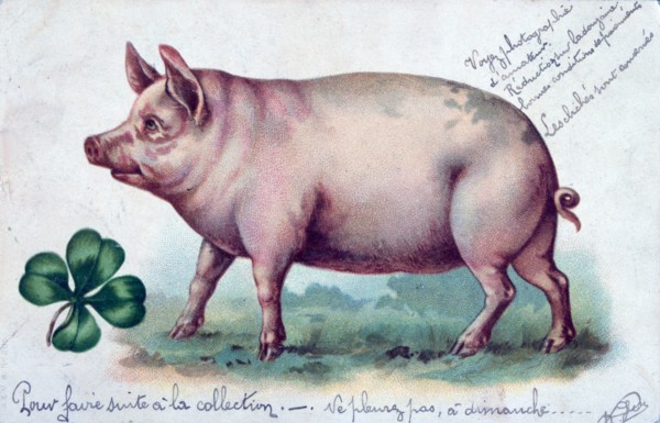 Vintage French postcard, c1900. Artist: Unknown