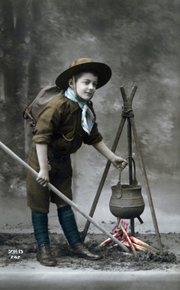 French WWI postcard, 1914-1918. Artist: Unknown