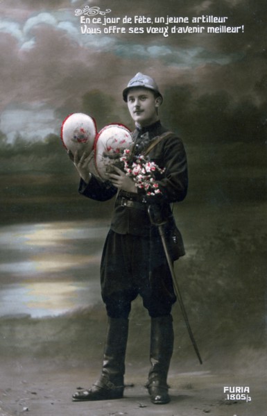 French WWI postcard, 1914-1918. Artist: Unknown