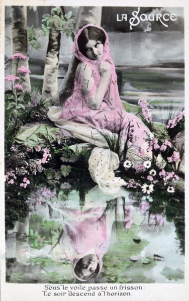 'Spring', vintage French postcard, c1900. Artist: Unknown