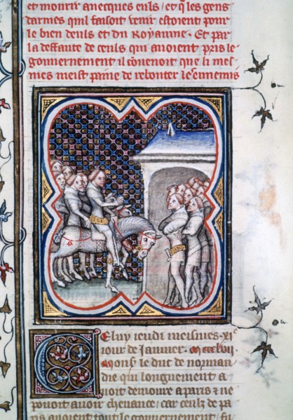 Discourse of the Dauphin Charles, 1358, (1375-1379). Artist: Unknown