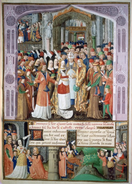 The marriage of Blanche and Fernando, 1269, (15th century). Artist: Unknown