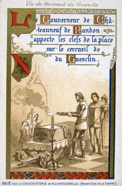 Scene from the life of Bertrand du Guesclin, (19th century). Artist: Unknown