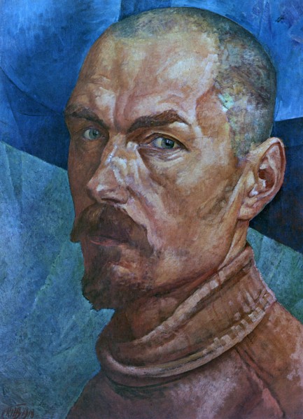 'Self-Portrait', 1918. Artist: Kuz'ma Petrov-Vodkin