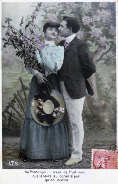 French romantic postcard, c1900. Artist: Unknown