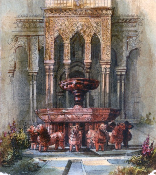 'Mauresque Fountain', 1820-1876. Artist: George Sand
