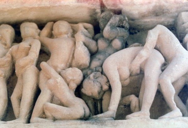 Erotic Sculpture, Khajuraho, India. c950-1050. (20th century). Artist: Unknown