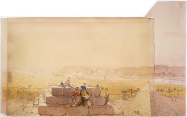 'Pyramids', 19th century. Artist: David Roberts