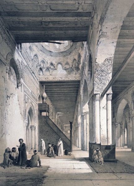 'Mosque of Ahmed Ibn Touloun', 19th century. Artist: Emile Prisse D'Avennes