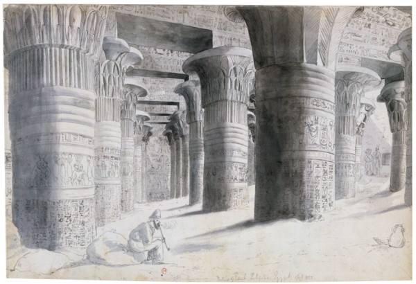 'Portico of Esuch, Egypt', 1822. Artist: Wilkinson