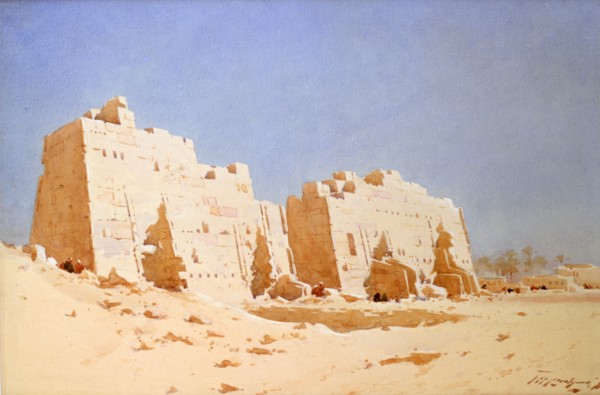 'Karnak', 1897-1930. Artist: Augustus Osborne Lamplough