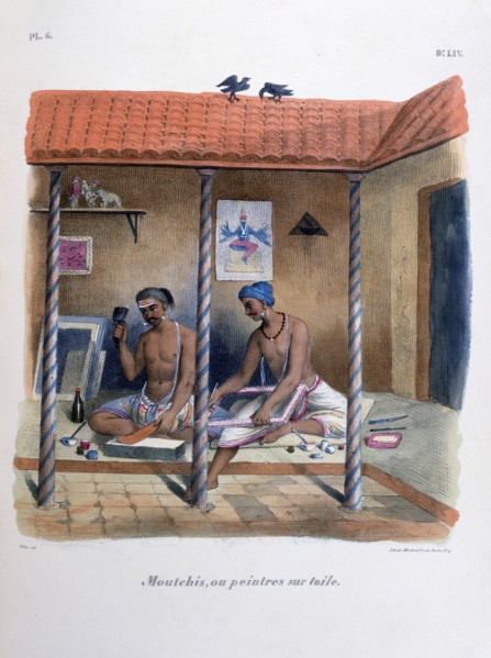 'Fabric Painters', 1828. Artist: Marlet et Cie