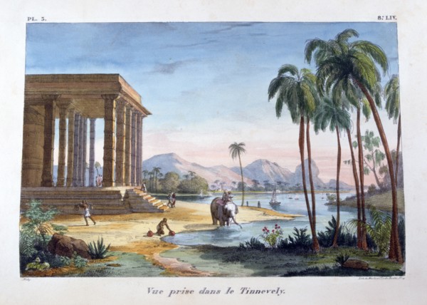 'A View of Tinnevelly', India, 1828. Artist: Marlet et Cie