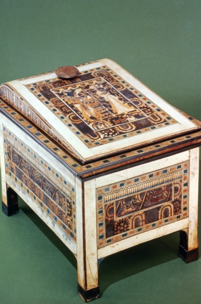 Wooden chest from the Tomb of Tutankhamun, 14th century BC. Artist: Unknown