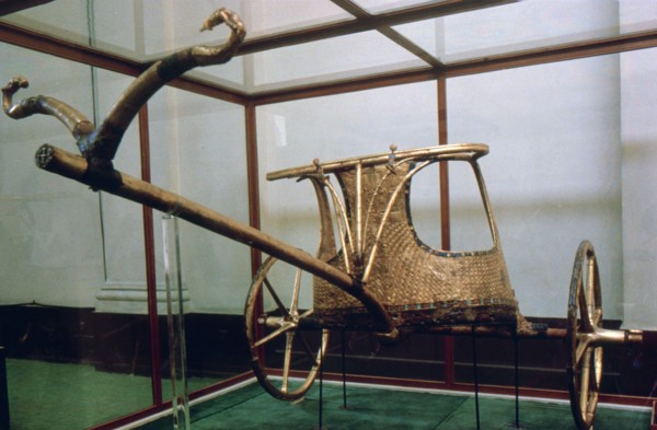 Chariot from the tomb of Tutankhamun, 14th century BC. Artist: Unknown