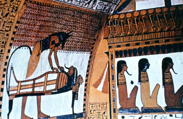 Chapel Interior, Anubis, Thebes, Egypt Artist: Unknown