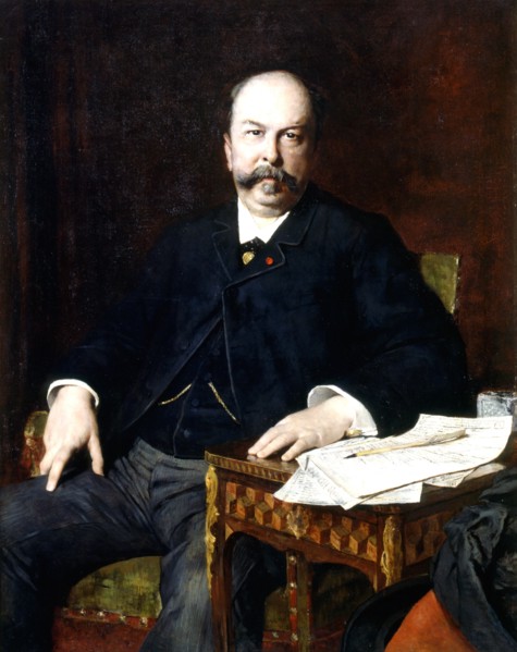 'Portrait of Henri Meilhac', 1885. Artist: Jules Elie Delaunay