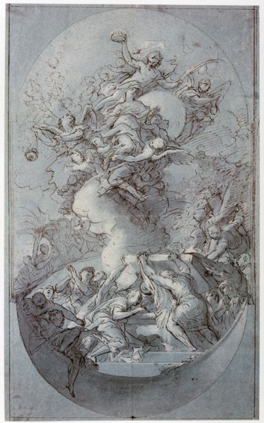 'The Assumption', c1677-1727. Artist: Melchior Steidl