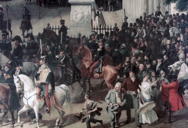 'Parade at the Opera Place, Berlin', (detail), c1817-1857. Artist: Franz Kruger