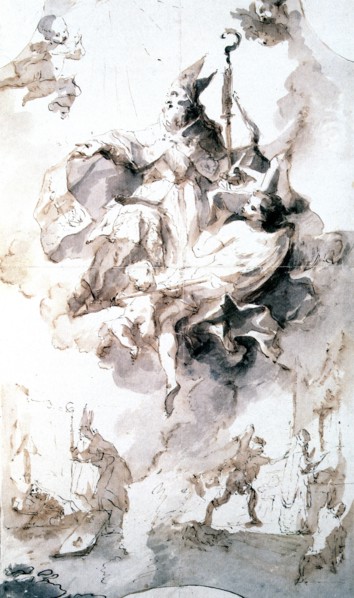 'Crowning Glory of Saint Stanislas', c1744-1796. Artist: Franz Anton Maulbertsch