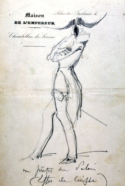 'Study, La maison de l'empereur', c1823-1870. Artist: Prosper Merimee