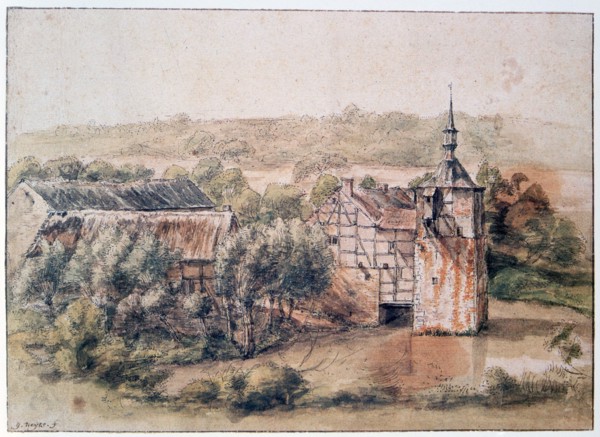 'Landscape with Houses', c1643-1687. Artist: Gillis Neyts