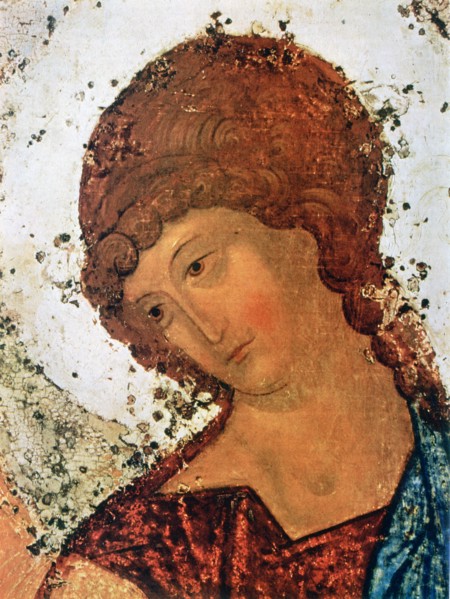 'The Trinity', (Detail), c1380-1430. Artist: Andrey Rublyov