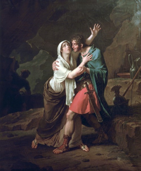 'Eponine et Sabinus', 1802. Artist: Nicolas Andre Monsiau