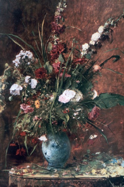'Great Flower Still Life', 1881. Artist: Mihaly Munkacsy