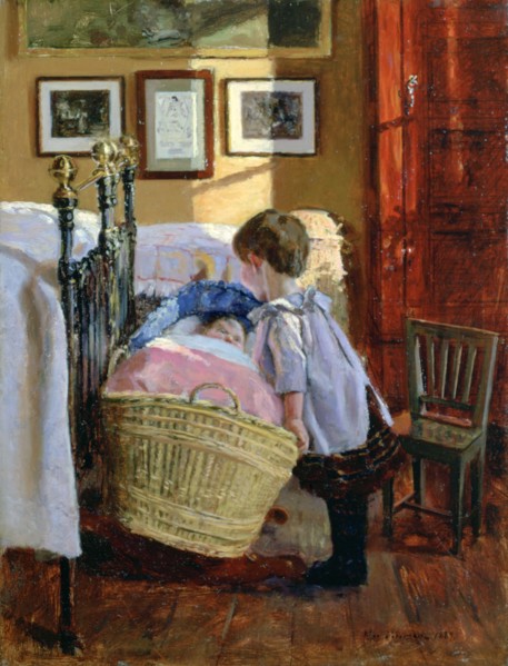 'The Watchful Eye', 1889. Artist: Viggo Christian Frederik Vilhelm Pedersen