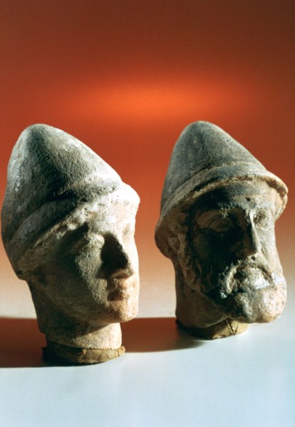 Heads of dignitaries, Kerkouane, Tunisia, 3rd century BC. Artist: Unknown