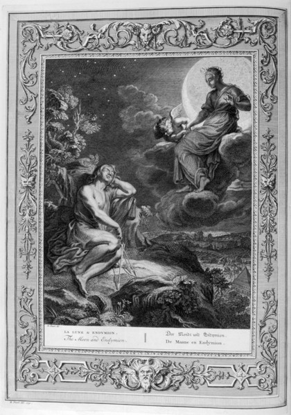 'The Moon and Endymion', 1733. Artist: Bernard Picart