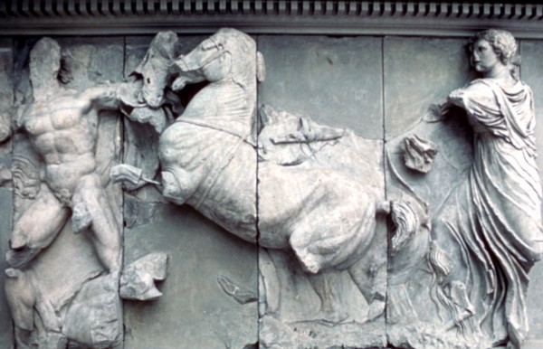 Detail from the Great Frieze of the Pergamon Altar, 180-159 BC. Artist: Unknown