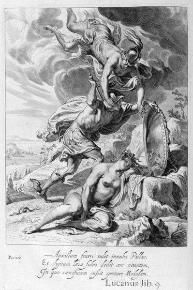 Perseus cuts off Medusa's head, 1655. Creator: Unknown.