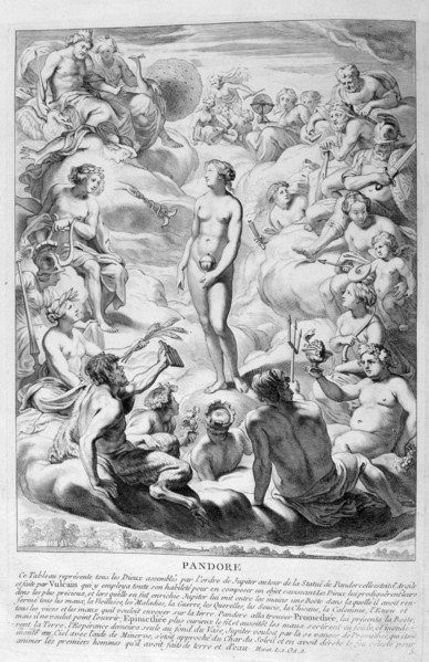 Pandora's Box, 1655. Creator: Unknown.