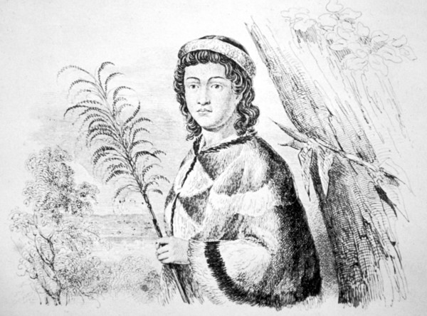 Hawaiian Princess Nahienaena. c18th century. Artist: Unknown