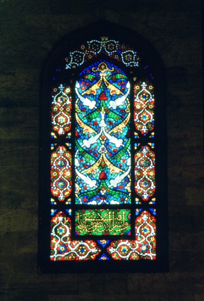 Stained Glass Window, Suleymaniye Mosque, 1557. Artist: Unknown