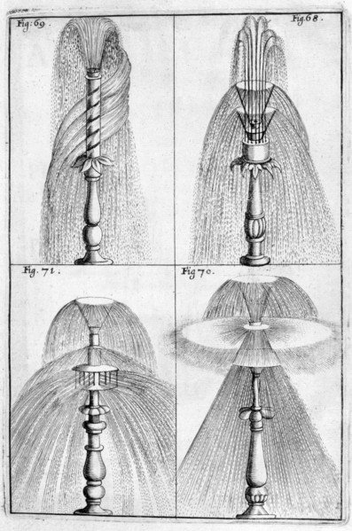 Ornamental fountain design, 1664. Artist: Georg Andreas Bockler