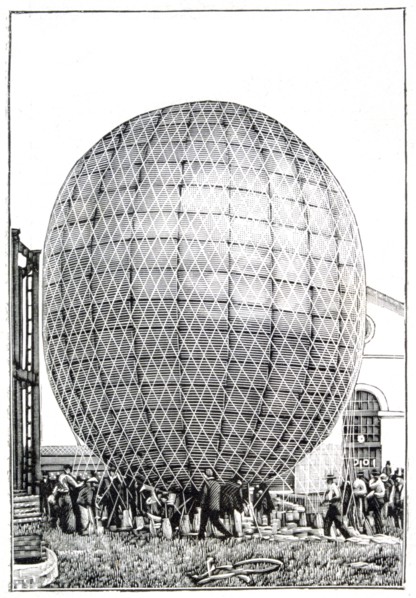 Balloon, 1888. Artist: Unknown