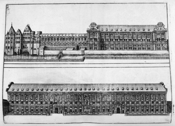 Chateau design, 1664. Artist: Georg Andreas Bockler