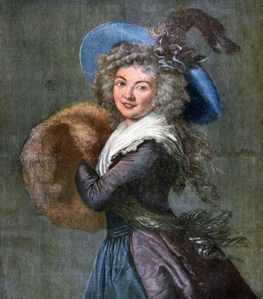 'Woman with a Fur Muff', 1892. Artist: Unknown
