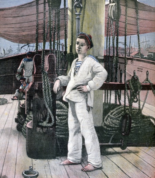 'The Cabin Boy', 1891. Artist: M Brun