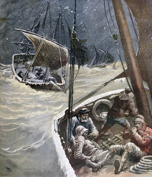 Newfoundland Fishermen, 1892. Artist: Henri Meyer