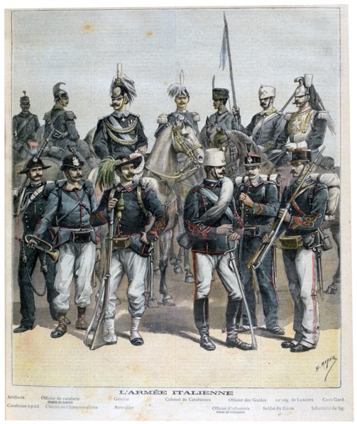 The Italian Army, 1892. Artist: Henri Meyer
