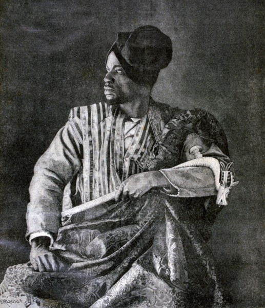 The chief Dahomey envoy for king Behanzin in Paris, 1893. Creator: F Meaulle.