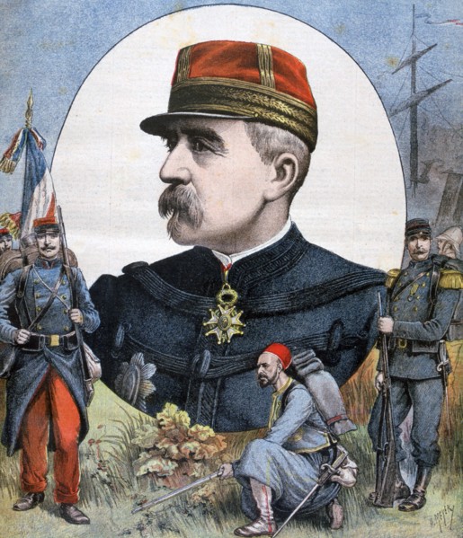 General Jacques Duchesne, commander of the French expeditionary force to Madagascar, 1894. Artist: Henri Meyer